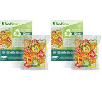 FoodSaver Sacs d’emballage sous vide - Sacs alimentaires recyclables et réutilisables - Conservent la fraîcheur de vos aliments jusqu’à 5 fois plus longtemps - Sans BPA - 26 sacs (28cm x 35cm ; 3,78l)
