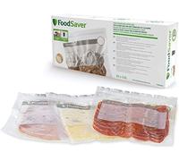 FoodSaver sacs de mise sous vide réutilisables avec fermeture zip à glissière | 3,8 l | Pour appareils de mise sous vide alimentaire FoodSaver | Sans BPA | Lot de 20