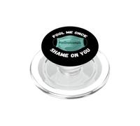 Fool Me Once I Will Not Comply Masque Anti Masque No More Masks PopSockets PopGrip pour MagSafe