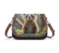 Foolish - Sac à bandoulière mignon en cuir végétalien avec sangle réglable pour femme, sac à bandoulière tendance, sac à bandoulière moyen, léger, petit sac à main