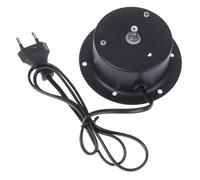 Foollusiie Moteur Rotatif 1,5 Tr/Min avec Prise pour Suspendre un Miroir en Verre, une Boule Disco, un DJ, un KTV, une Fête, une Lumière, Prise UE