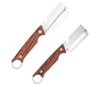 Foonary Éplucheur lot de 2, éplucheur multifonctionnel avec manche en bois, éplucheur 3-en-1 avec coupe-julienne et décapsuleur, éplucheur professionnel, accessoire de cuisine pour la maison et le cam