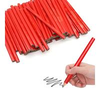 Foonary Lot de 30 crayons de charpentier pour chantier, chantier de construction, crayon de charpentier, crayon de charpentier, crayon de charpentier pour artisans, ateliers, menuisiers