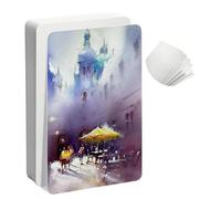 Foonary Lot de 50 feuilles de papier aquarelle 300 g 10 x 15 cm - Bloc aquarelle de qualité supérieure pour gouache aquarelle, bricolage pour étudiants, artistes, enseignants et amateurs de peinture