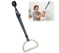 Foonary Poignée trapézoïdale antidérapante avec sangle réglable, forme ergonomique, poignée de lit réglable en hauteur, poignée de redressement, poignée de rechange pour potence de lit