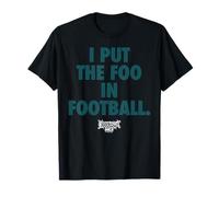 Foos Gone Wild - Football on Black T-Shirt
