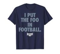 Foos Gone Wild - Football on Navy T-Shirt