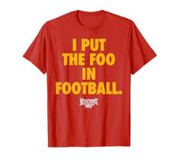 Foos Gone Wild - Football on Red T-Shirt