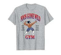 Foos Gone Wild - Hit The Gym Heather Grey T-Shirt