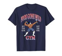 Foos Gone Wild - Hit The Gym Navy T-Shirt
