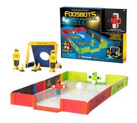 Fat Brain Toys Foosbots Stadium Battle - Mini Stade de Football pour 2 Joueurs - Jeu de tirs pour Enfants dès 6 Ans - Cadeau Amusant sur Le Foot et Baby-Foot - Parfait pour Fans de Foot et familles
