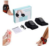 Foot Advanced Renew Lot de 2 masseurs électriques pour pieds et chevilles avec 3 niveaux de chaleur et de vibration, bandage chauffant pour tendinite d'Achille et fasciite plantaire