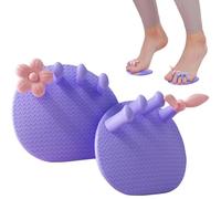 Foot Arch Trainer, 2pcs Toe Sépréateurs, Correcteur Bunion de confort multi-usage sans glissement, entraîneur d'arc de pied portable, exerciseur jambe pour la mise en forme, massage