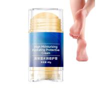 Foot Balm, 40g Anti Drying Heel Balm, Natural Cracked Heels Moisturizer, Intensive Dry Skin Nourishing Cream for Feet, Elbows, Knees, Men and Women Home, Easy to Use