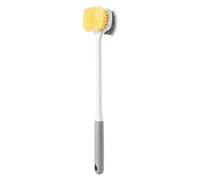Foot Brush for Shower Double-Sided Lonwg Handle Soft Bristle Bathing Aid | Feet Cleansing Brush for Elderly Men Womwen Adults Bathroom Dorm Apartment Spa Center Hotel