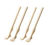 Foot Chopsticks, Novelty Dining Utensil Set, 2 Pairs Reusable Training Tools with Compact Material, Funny Eating Aid Strong Grip Design, Creative Tableware with Playful Style, Party Gadget for Family
