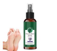 Foot D - Vaporisateur désodorisant lavande pour les pieds, formule non collante, élimination des odeurs, 150 ml, pour la maison, la gym, le sport, les voyages