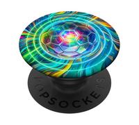 Foot Fan de Foot Ballon de Football passionné de Foot PopSockets PopGrip Adhésif
