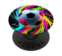 Foot Fan de Foot Ballon de Football passionné de Foot PopSockets PopGrip Adhésif