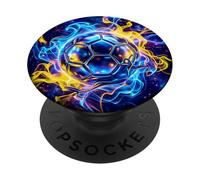 Foot Fan de Foot Ballon de Football passionné de Foot PopSockets PopGrip Adhésif