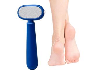 Foot Grater - 2.17x0.98x4.53inch Double Sided Pedicure Tool, Stainless Steel Heel Scraper, Nano Glass Callus Remover | Foot File Salon Spa Birthday Nurses Women Men Moms Dads Friends