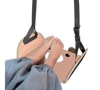 Foot Hammock, Adjustable Leg Rest Footrest Sling for Long Flights and Car Rides, Travel Comfort Accessory for Kids, Adults, Business Trip, Home, Offices, Vacation, Airport Lounge