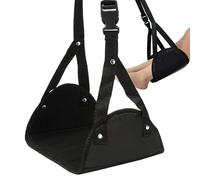 Foot Hammock for Plane Travel, Portable Airplane Footrest, Comfortable Leg Support, Adjustable Straps, Soft Material, Compact Design, Easy Setup, Perfect for Flight, Car, Work