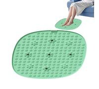 Foot Massage Mat, Ergonomic Reflexology Mat with Petal Texture, Rubber, Magnet Extra Large Non-Slip Pad, Ideal for Muscle Relaxation, Spa, Athletes, Elderly, and Toe, 55x55x1cm