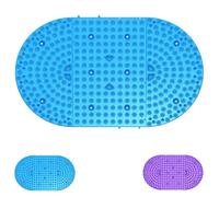 Foot Massage Mat, Household Feet Massage Pad, Yoga Shower Relaxation Anti-Slip, Wipe-Clean Ergonomic Relaxation, for Women Men Living Room Bedroom Bathroom Dorm Gym (Blue,65 * 105cm)
