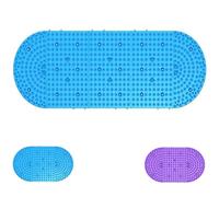 Foot Massage Mat, Household Feet Massage Pad, Yoga Shower Relaxation Anti-Slip, Wipe-Clean Ergonomic Relaxation, for Women Men Living Room Bedroom Bathroom Dorm Gym (Blue,65 * 185cm)