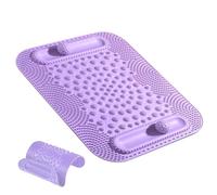 Foot Massage Mat Reflexology Pressure Pad, 5-Zone Massager, Double Ball Track Design on Muscle Relief, Circulation Recovery Stimulator for Women Men Home Gym Wellness Use
