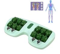 Foot Massage Roller, Portable Dual Foot Massage Roller, Targeted Pressure Point Massager, Fast Feet for Long Standing Sore Muscle Soother (Green)