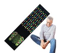 Foot Massager Mat, Stone Massage Mat, Reflexology Stone Mat, Anti Slip Foot Mats, Reflexology Stone Massage Mats with Foldable Design and Anti-Slip Features for Home Use, Perfect for Relaxation