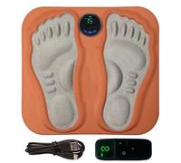 Foot Massager Pad, Circulation Stimulator Device, Remote-Controlled Mat, Usb Powered 3d Texture, Pressure Point for Sleep Aid, Workout, Recovery Workplace, 11.65x11.26 Inches
