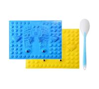 Foot Massager Pad - TPE Magnets 39cm, Pressure Point Mat, Raised Design | Stimulating Comfort Feature, Foldable Massage Mat, Portable Reflexology For Home, Office, Travel