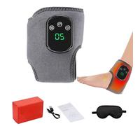 Foot Massager with Heat, Portable Foot and Ankle Massager, Naxir 3-in-1 Massagers with Heated Ankle Wrap, 3 Vibration Mode, 5 Heat Leavel, Foots Revive, for Father's Day Gifts (Gray 1 PCS)