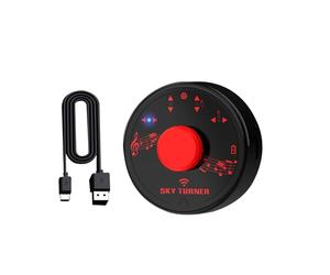 Foot Pedal, Hands Free Wireless Page Turner, Rechargeable Silent Trigger, Teleprompt App Link, Musical Performance Stage Tool, Electronic Studio Category, Keyboard Laptop Slim Mini Size