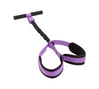 Foot Pedal Resistance Band - Adjustable Yoga Fitness Trainer for Leg Arm Strength Training | Elastic Latex Tube with Soft Foam Pedals, Home Gym Exercise Tool for Indoor Full Body Workout
