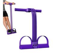 Foot Pédale élastique - Tube Resistance Training Puller, Home Workout Stretching Equipment with Handles, Sit Up and Core Exercise Assist Tool | Fitness Training System Design, Strength