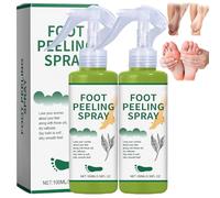 Foot Peeling Spray - Dead Skin Remover for Hard Skin,Peel Mask Alternative,Soak Skip for Hard Areas Care,Instant Peeling, Foot Deodorant,Smelly Odor, Tired Feet Relief,Smooth Feet Boos (2PCS)