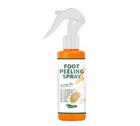 Foot Peeling Spray Orange/green Tea Oil, Pedicure Dead Skin Exfoliator For Cracked Rough Heels, Dry Toe Skin & Calluses, Hydrating Nourish Peel Off Spray (Orange)