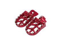 Foot Pegs pour Yamaha YZF WRF 250 450 YZ 65 85 125 250 125X 250X 250FX 450FX WR 250F 450F Moto CNC Pédales Repose Pieds Repose-Pied Foot Rest (Couleur : Rouge, Size : A)