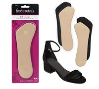Foot Petals Coussin confortable pour femme ¾, noir, 1 pair (Pack of 1)