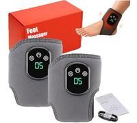 Foot Renew Triple Method Massager, Portable Wireless Electric Foot Massager for Neuropathy, Customizable Massage with 3 Vibration Modes & 5 Heat Levels for Circulation and Muscle Recovery (2PCS)