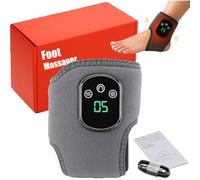 Foot Renew Triple Method Massager, Portable Wireless Electric Foot Massager for Neuropathy, Customizable Massage with 3 Vibration Modes & 5 Heat Levels for Circulation and Muscle Recovery (1PC)