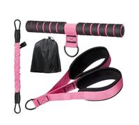 Foot Resistance Bands, Adjustable Workout Set, Handle Fitness Equipment, Core Training Exercise Tool, for Home Gym Pilates Training Abs Core Arm Waist Sit Up Women Strength Stretch Toning Use