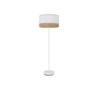 Foot Salon Olga 1xe27 Blanc/Blanc-Bois Clair 162x40x40 Cm