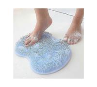 Foot Scrubber for Shower, Foot Cleaner Massager Mat with Non-Slip Suction Cups, Shower & Bath Foot Scrubber Mat (Blue)