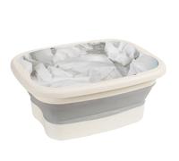 Foot Soaking Tub, Foldable Spa Basin with Massage Points, Portable Foots Bath Relaxation and Detox, Deep Soak Foot Rinse Women Men Kids Seniors, Pedicure for Home Travel Pool Entry