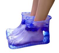 Foot Spa Soak Shoes | 28x12.5x18cm Massage High-Density Foot Soaking Boots,Heat Proof Portable Household Fooot Bath Shoes, Colorful Fooot Soaker Shoees For Men & Women